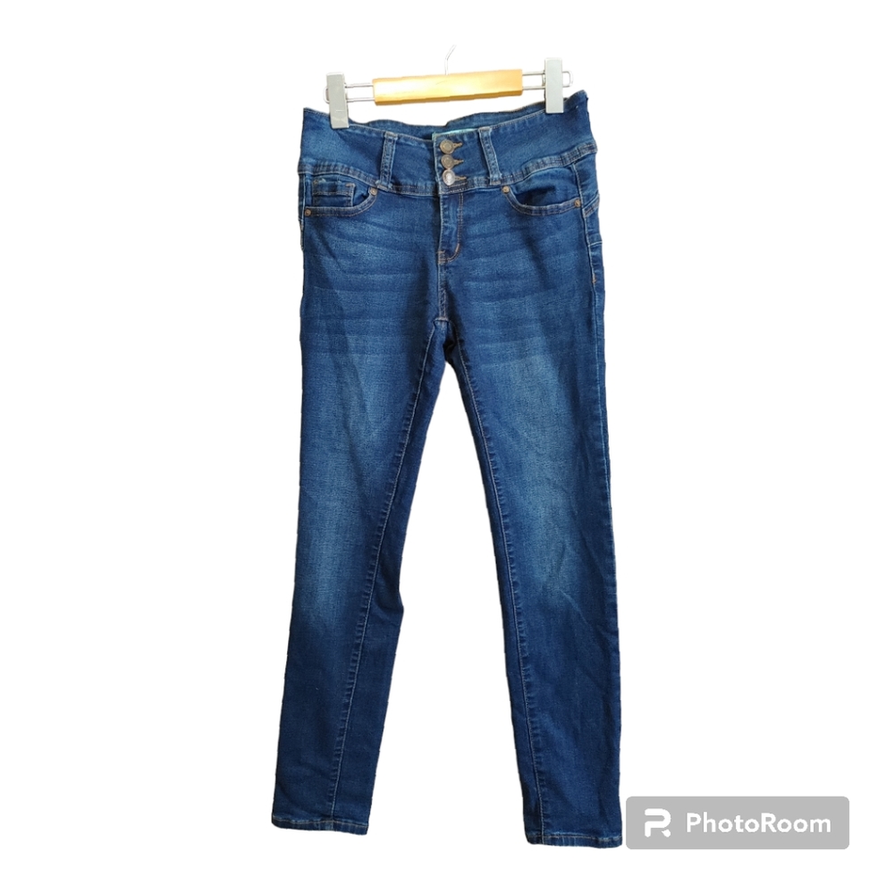 WAX JEAN Butt I Love You Dark Wash Jeans Size 7